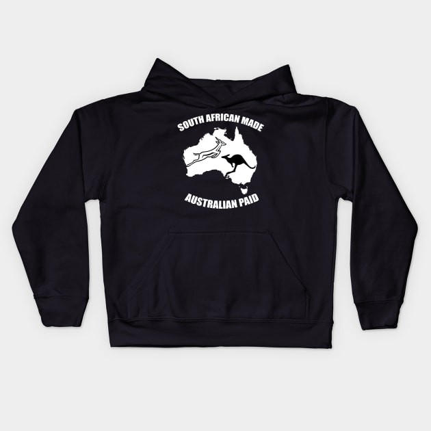 South Africa made Australian Paid Kids Hoodie by Dojaja